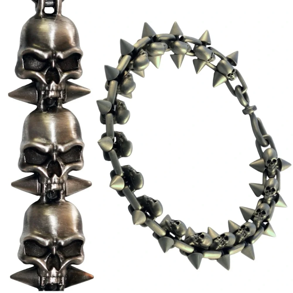 Bico Australia Jewelry - Spiked Skull Bracelet NWT!